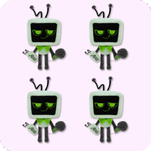 Dandys World Vee Plush 4PCS